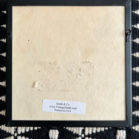 Vintage Smith set of four 5x5 wall decor - Picture 7 of 7